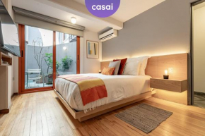 Hi Tech, Private 1 br in La Condesa with Terrace
